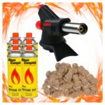 Palnik Gazowy Tiross TS705 Piezo + 6x Gaz Alpen + 20 szt Ekopodpałka