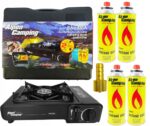 Kuchenka Turystyczna Gazowa MARKOWA Alpen Camping MODEL Bavaria + 4 x GAZ - obrazek 2
