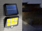 LAMPA SOLARNA Z CZUJNIKIEM RUCHU ZMIERZCHU LED ZEWNĘTRZNA OGRODOWA + PILOT - obrazek 4