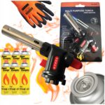 Palnik Gazowy Markowy Torch Multi Purpose 6 x Kartusz Alpen Rękawice Gratis