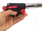 PALNIK GAZOWY M-961 C Czarno Czerwont 360 + 6 x WKŁAD KARTUSZ ALPEN CAMPING - obrazek 4