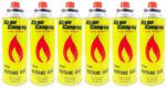1x Palnik Gazowy Lutownica Opalarka Na Gaz + 6x Kartusz Alpen Camping 400ml - obrazek 2