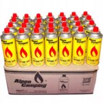 GAZ NABOJE GAZOWE KARTUSZE ALPEN CAMPING x 28 SZT