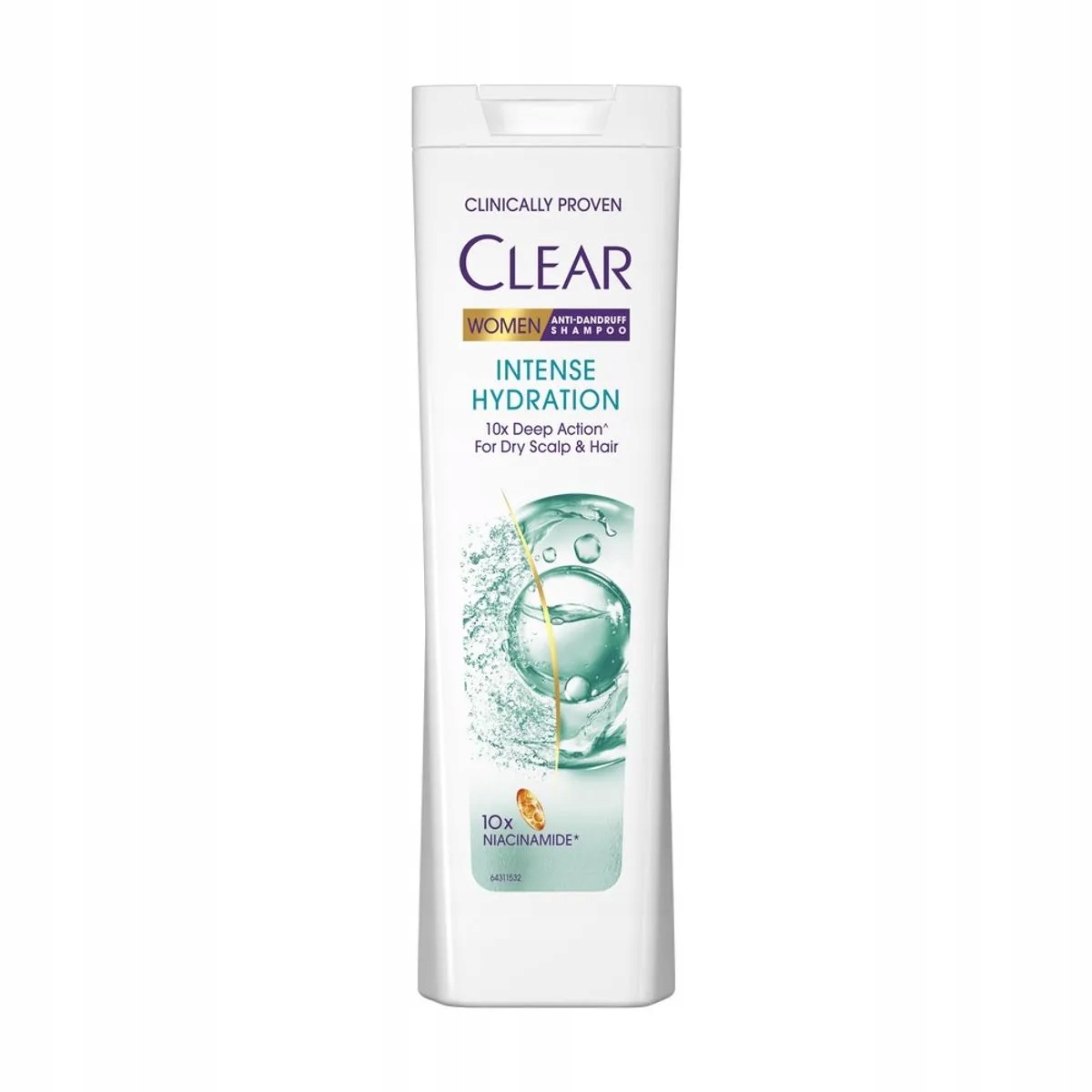 a794ed490521bf2060324a6d4df253da.jpg SZAMPON CLEAR INTENSE HYDRATION WOMEN 225 ml - obrazek 1