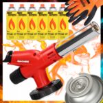 Zestaw Palnik Gazowy Etna + 6x Kartusz Gaz Alpen Camping + Rękawice Gratis - obrazek 2
