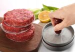 1 szt Prasa do Burgerów Kotletów Aluminiowa z Powłoką Grillową 12cm Solidna - obrazek 3