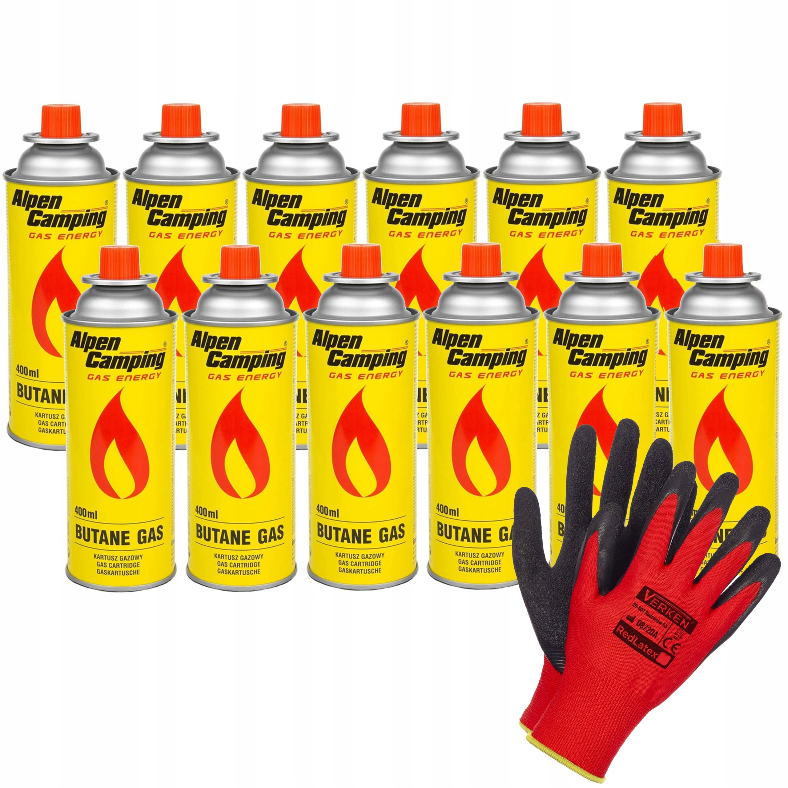 b532c6f21255871d21736132aad422c6.jpg 12X KARTUSZ GAZOWY NABÓJ GAZ DO KUCHENKI PALNIKA ZAPALNICZKI 400ml + GRATIS - obrazek 1