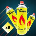 PALNIK GAZOWY NA KARTUSZE 360 LUTLAMPA GRILL OPALARKA+ 6x GAZ ALPEN CAMPING - obrazek 14