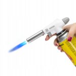 PALNIK GAZOWY BIAŁY FLAME GUN Z PIEZOZAPALARKA LUTLAMPA +1x GAZ ALEPN 400ml - obrazek 8