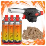 Palnik Gazowy Tiross TS706 Piezo + 6x Gaz Elico + 20 szt Ekopodpałka