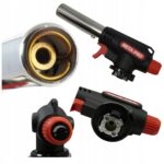 PALNIK GAZOWY - META PRO - 360° CZARNO - CZERWONY