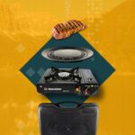 KUCHENKA TURYSTYCZNA GAZOWA WIELOFUNKCYJNA +4 KARTUSZE GAZ + GRILL NAKŁADKA - obrazek 3