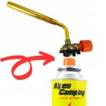 1x Palnik Gazowy Lutownica Opalarka Na Gaz + 6x Kartusz Alpen Camping 400ml - obrazek 6