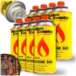 GAZ WKŁAD KARTUSZ 400ML FIRMY ALPEN CAMPING KUCHENKA GAZOWA PALNIK x8 SZTUK - obrazek 6