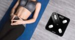 Waga Łazienkowa Kompaktowa BLUETOOTH FALCON SLIM Analityczna SMART 1 sztuka - obrazek 5
