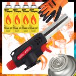 Palnik Gazowy TORCH 360 M961 -C Piezo + 4 x Kartusz Alpen + Rękawice Gratis - obrazek 2