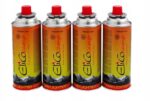 Gaz Kartusze do Kuchenki do Palników Elico Camp Butane Gas 220 g - 4 sztuki