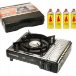 MARKOWY ZESTAW TIROSS KUCHENKA GAZOWA TS-265 +4x KARTUSZ GAZOWE TIROS 400ml