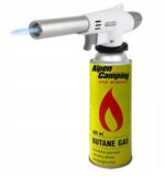 PALNIK GAZOWY BIAŁY FLAME GUN Z PIEZOZAPALARKA LUTLAMPA +1x GAZ ALEPN 400ml - obrazek 5