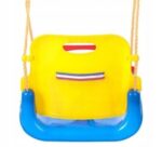 Huśtawka Ogrodowa Dla Dzieci 3w1 Mocna do Domu Ogrodu Domowa na Linach 30kg - obrazek 5