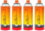 4x GAZ KARTUSZ NABÓJ GAZOWY DO KUCHENKI PALNIKA PIECYKA MARKOWY ELICO 393ml