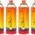 4x GAZ KARTUSZ NABÓJ GAZOWY DO KUCHENKI PALNIKA PIECYKA MARKOWY ELICO 393ml