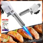 Palnik Gazowy FLAME GUN 920 Ceramiczny Piezo 4x Kartusz Tiross Rękawice - obrazek 3