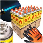 ZESTAW 28 SZTUK KARTUSZE ALPEN CAMPING GAZ 400ml + 1xRĘKAWICE VERKEN GRATIS