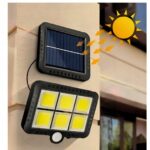 LAMPA SOLARNA Z CZUJNIKIEM RUCHU ZMIERZCHU LED ZEWNĘTRZNA OGRODOWA + PILOT - obrazek 8