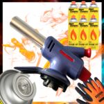 Palnik Gazowy Niebieski TORCH Z Osłonką 6x Kartusz Alpen Rękawice Gratis - obrazek 11