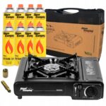 Kuchenka Turystyczna Gazowa Bavaria z WALIZKĄ+ 8x Kartusz Gaz Alpen Camping
