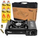 Kuchenka Turystyczna Gazowa Bavaria 4x Kartusz Gaz Alpen Camping Walizka