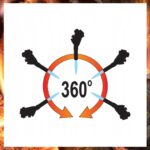 Zestaw Palnik Gazowy YATO 360°Piezo Lutownica 10x Kartusz Tiross Rękawice - obrazek 5