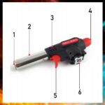 Palnik Gazowy TORCH 360 M961-C Piezo 6x Kartusz Alpen Rękawice Gratis - obrazek 10