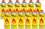 MARKOWY KARTUSZ GAZOWY ALPEN CAMPING DO KUCHENKI PALNIKA 400ml - 12 sztuk