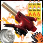 Palnik Gazowy TORCH z Osłoną 6xKartusz Gaz Alpen Rękawice Gratis - obrazek 2