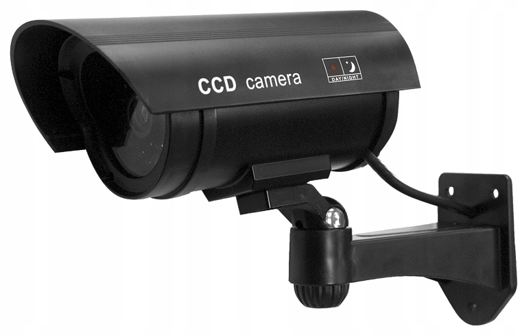 fb3662b71f8e22c12777d14447b5c0b0.jpg 1xATRAPA KAMERY CCTV KAMERA MIGAJĄCA DIODA LED + NAKLEJKA + KOŁKI MONTAŻOWE - obrazek 1