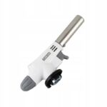 1x Palnik Gazowy Ceramiczny FLAME GUN BIAŁY + 6 x Gaz Kartusz TIROSS 400 ml - obrazek 2